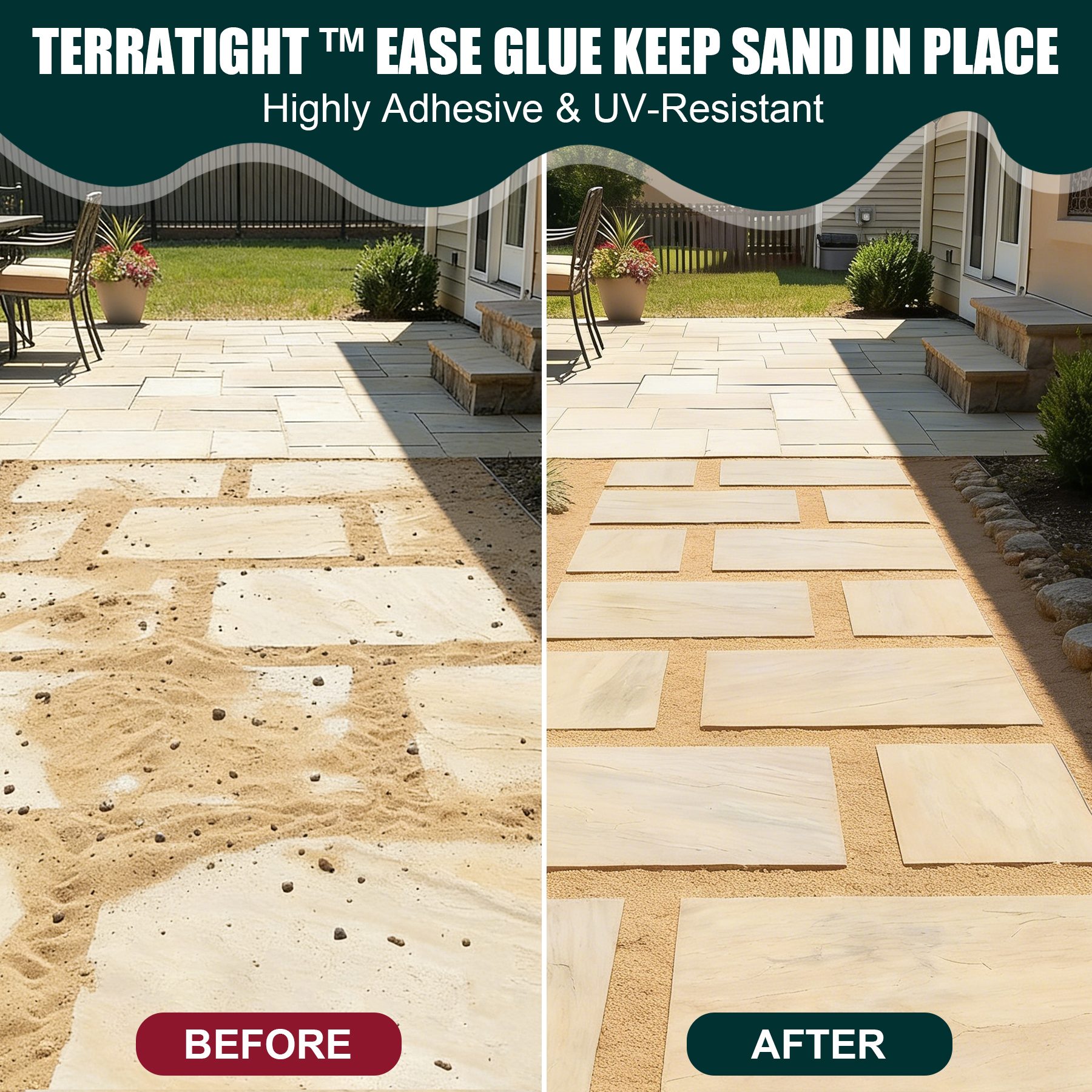 TerraTight Ease - Rock Glue & Sand Binder for Landscaping - Image 2