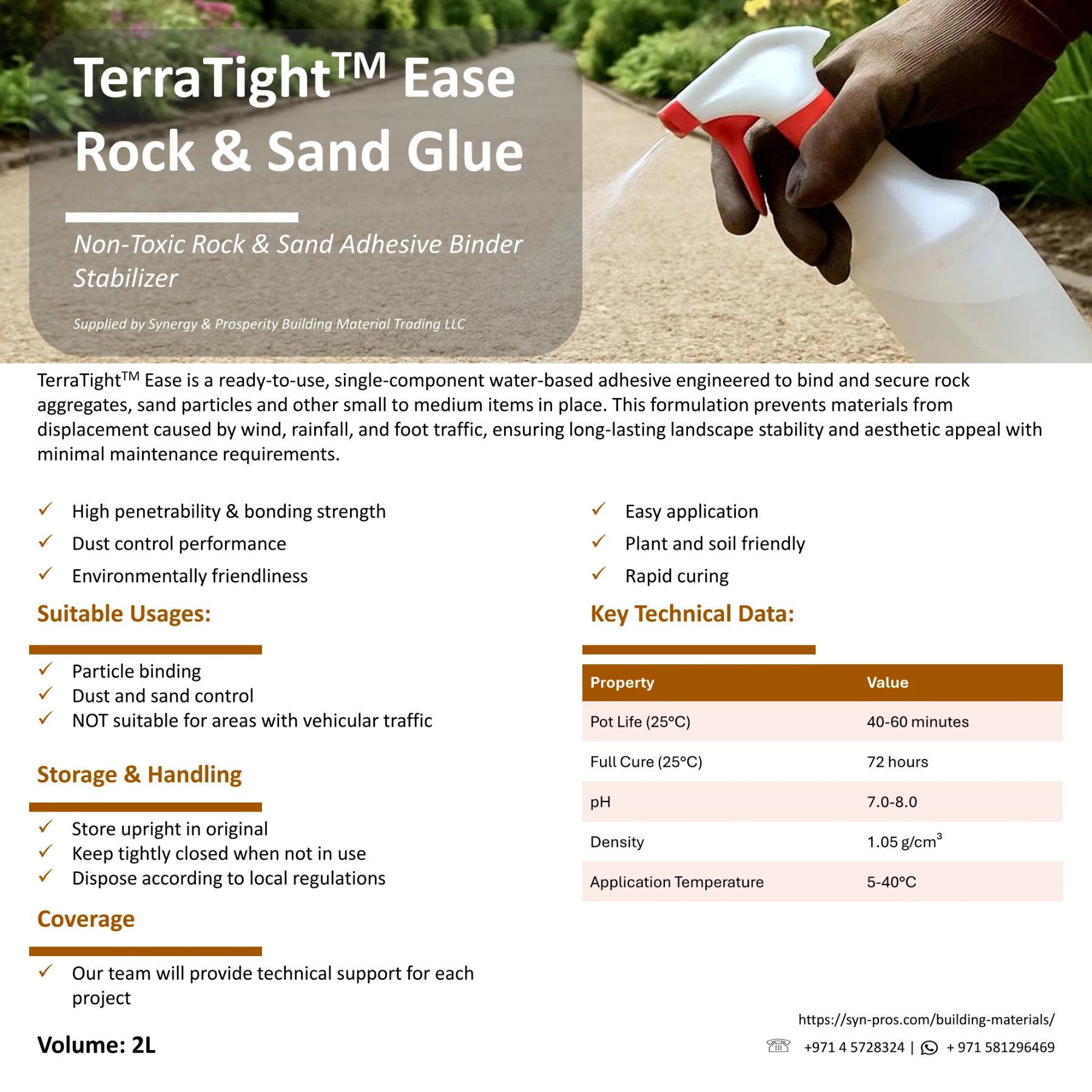 TerraTight Ease - Rock Glue & Sand Binder for Landscaping - Image 6